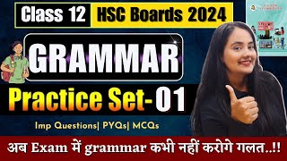 DAY 01 of 10 GRAMMAR PRACTICE SERIES English Class 12 HSC By shafaquenaaz [upl. by Esiuole55]