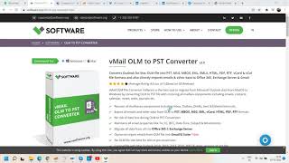 vMail OLM to PST Converter [upl. by Lerej]