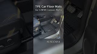 AUSGO Car Floor Mats for GWM Cannon Alpha automobile carmats offroad luxurycarmatsgwm cannon [upl. by Havstad900]