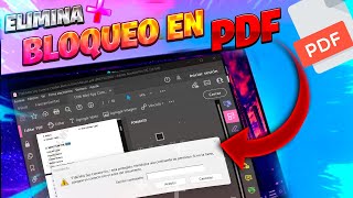 Cómo QUITAR🔥PDF PROTEGIDO Muy RAPIDO por BLOQUEO  METODOS FUNCIONALES [upl. by Selegna]