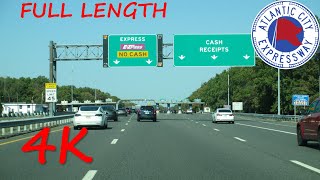 ⁴ᴷ Atlantic City Expressway westbound 4K VIDEO [upl. by Eserehc988]