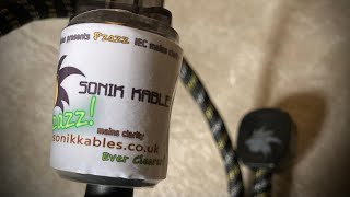 Review of Sonik Kables Mains Cable hifi audiophile leads cables uk britishmade music [upl. by Ssilem]