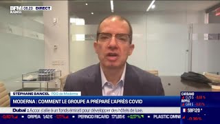 Stéphane Bancel Moderna  Comment le groupe Moderna a préparé laprès Covid [upl. by Akenahc]