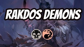 Rakdos Demons  Lilianas Contract Deck  M20  MTG Arena [upl. by Odnuges]