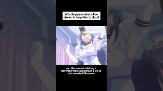 What happens when a live stream is forgotten to closeanime animecomicdub animeedit [upl. by Ecinuahs]