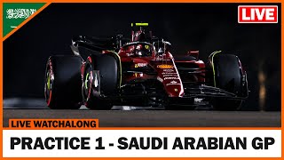 LIVE 2022 Saudi Arabian Grand Prix Free Practice 1 Watchalong [upl. by Dett]