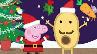 Peppa Pigs Christmas  Mr Potatos Christmas Show [upl. by Grobe]