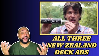 FIRST TIME REACTING TO  All Three New Zealand Deck Ads HD Quality [upl. by Nneb496]