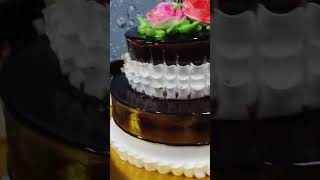 2 tier cake design and decorating ideas cake chocolatecake [upl. by Duax981]