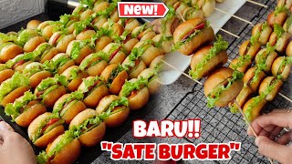 IDE JUALAN MODAL 20RB   ASLI ENAK BANGET BIKIN ANAKANAK KETAGIHAN TIAP HARI SATE BURGER 3000AN [upl. by Idnil399]