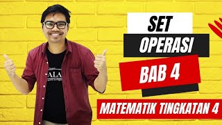 ULANGKAJI Matematik SPM KSSM Bab 4  Operasi Set Part 9  Tingkatan 4 [upl. by Cirted922]