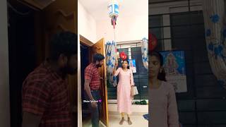 New Trick 🤣 Adi paavi 😰 funny shorts wife vomedy viralvideo dhanalakshmi [upl. by Netsirhc]