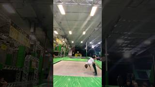 HyperExtended my knee in competition 😭 trending flip trampoline cocacola viralvideo shorts [upl. by Llireva]