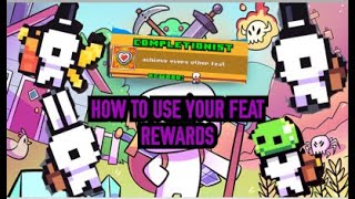 Forager  How to use your FEAT REWARDS [upl. by Duester]