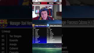 Bring on the Quarters Barcelona vs Napoli Champions League Round of 16 Watchalong Highlights [upl. by Ueihttam]