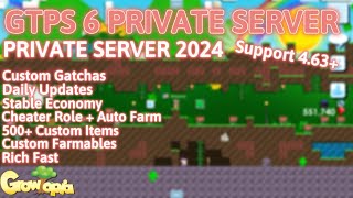 NEW BEST GROWTOPIA PRIVATE SERVER 2024  GTPS6  GET EASY RICH 🤑 [upl. by Irme]