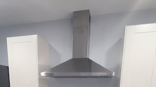 Wall Mount Range Hood Installation [upl. by Niamert599]