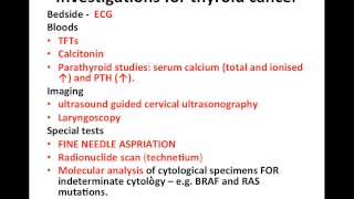 Solitary Thyroid Nodule  Patient Assessment and Management [upl. by Nilyahs]