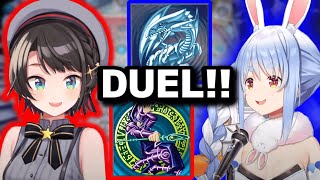 Pekora DUELLED against Subaru senpaiYugioh Master Duel【Eng subHololive】 [upl. by Donela185]