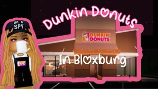 OPENING MY DUNKIN DONUTS  TOUR 🍩 Roblox Bloxburg [upl. by Georges]