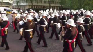 Massed Bands Royal Marines Beating Retreat 2016 part 2 [upl. by Ardried916]