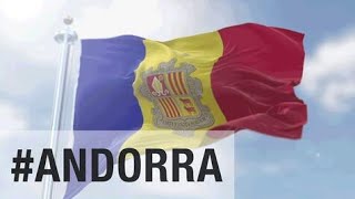 Flag amp anthem of Andorra [upl. by Alvie]