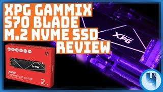 XPG S70 Blade M2 GEN4 NVMe SSD Review Compatible with PS5 HandsOn Testing [upl. by Doria]