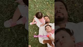 Twins baby with daddy❤🥰ytshorts cute short baby [upl. by Othilia]