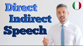 Inglese per Italiani Direct and Indirect Speech Discorso diretto e indiretto [upl. by Nelleus]