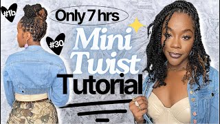 Mini Twist The Girls Latest Protective Style Fixation amp Short Storytime Ft QVR Hair [upl. by Anatnahs]