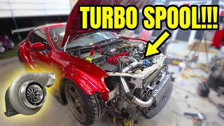 First Start Up In The New TURBO BRZ Turbo Kit Install Completed [upl. by Enilarak930]