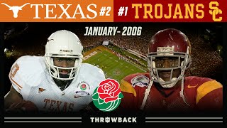 The Grand Daddy of All Title Games 2Texas vs 1 USC 2006 Rose Bowl [upl. by Dlonyar]