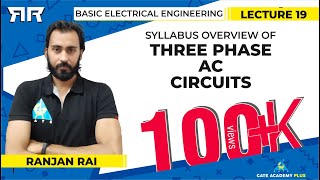 Basic Electrical Engineering  Module 3  Syllabus Overview of Three Phase AC Circuits Lecture 19 [upl. by Zamir]