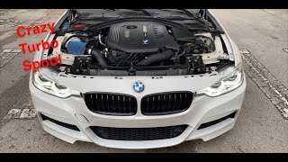 Agency Power Intake and Vrsf Charge pipe on B58 F30 Crazy Turbo Noise [upl. by Eeryt195]