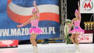 Mażoretki Miraż Wronki Duo trio Baton Junior  Bytom 2024 [upl. by Fortune]