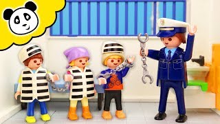 Playmobil Polizei  Kinder im Gefängnis  Playmobil Film [upl. by Ruenhs341]