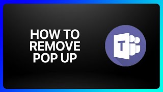 How To Remove Microsoft Teams Pop Up Tutorial [upl. by Laamaj778]