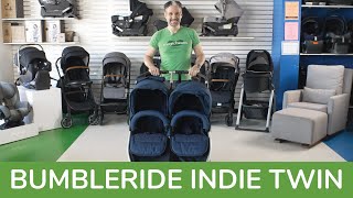 Bumbleride Indie Twin Review  Double Strollers  Best Strollers 2022  Magic Beans Reviews [upl. by Euqitsym818]