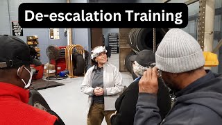 Deescalation training update and refresher for Metro staff in Kalamazoo MI [upl. by Yssep]