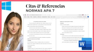 Citas y Referencias NORMAS APA 7ma edición [upl. by Vary15]