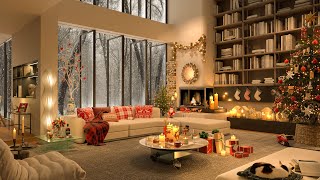 Countdown to Holiday  Jazzing Up Your Cozy Retreat for Christmas Dreams 🎄🎵Christmas Ambience [upl. by Ayvid478]