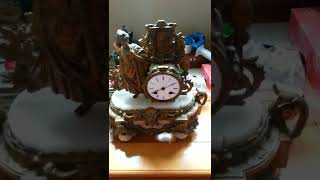 French Round Clock Movement Repair Part 11 [upl. by Eednac957]