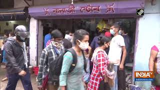 Huge rush at market in Guwahati ahead of complete lockdown [upl. by Paugh]