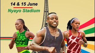 DAY1OLYMPIC TRIALS 2024 AT NYAYO NATIONAL STADIUM [upl. by Fahey]