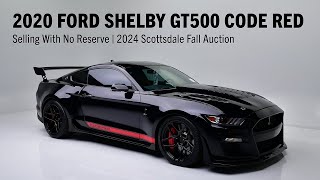 FIRST LOOK  2020 Ford Shelby GT500 Code Red  BARRETTJACKSON 2024 SCOTTSDALE FALL AUCTION [upl. by Gilbart]