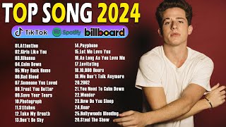 Charlie Puth Bruno Mars dele Rihanna Taylor Swift Ed Sheeran  Billboard Top 50 This Week [upl. by Hubble]