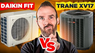 Daikin Fit Heat Pump 🆚 Trane XV17 🔥❄️ 2024 Heat Pump Reviews [upl. by Bromleigh804]