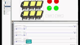 Mode simulation sous Codesys supervision Mât déclairage [upl. by Orvas]