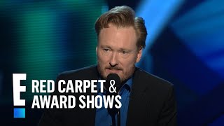 The Peoples Choice for Favorite Talk Show Host is Conan OBrien  E Peoples Choice Awards [upl. by Dimond]