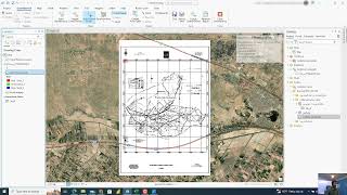 4  أساسيات إستخدام ArcGIS Pro في مُلكيات الاراضي  الارجاع الجغرافي لخارطة كادسترو Georefrence [upl. by Milano]